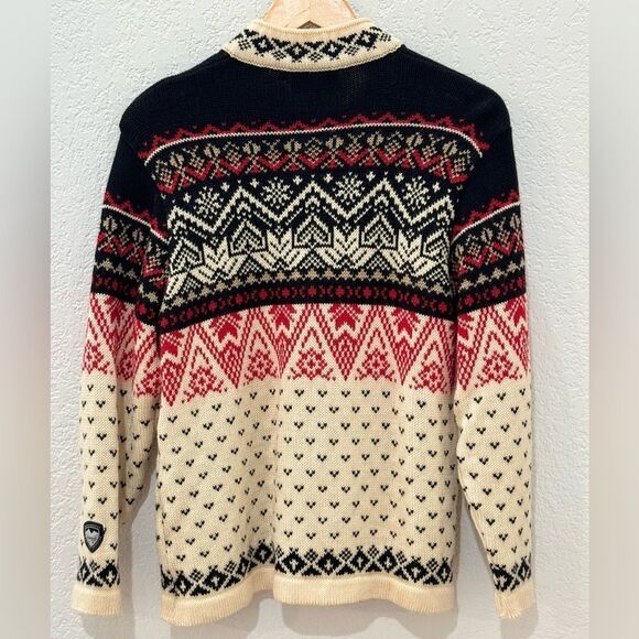 Disegna Men’s Norwegian D’Italia Alpine Pure Wool Sweater Size Small - Picture 2 of 12